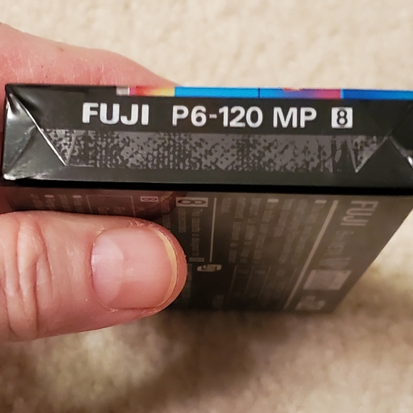 FUJI FILM P6-120 8mm Extraslim METAL MP Videocassette Factory Sealed NWT - Picture 8 of 10